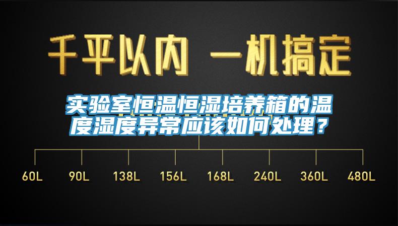 实验室恒温恒湿培养箱的温度湿度异常应该如何处理？