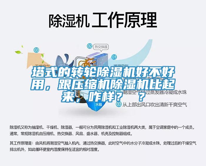 塔式的转轮杏仁直播app最新版下载好不好用，跟压缩机杏仁直播app最新版下载比起来，咋样？ ？