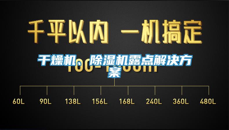 干燥机、杏仁直播app最新版下载露点解决方案