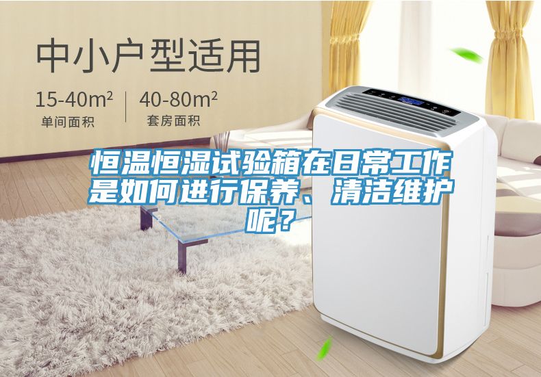 恒温恒湿试验箱在日常工作是如何进行保养、清洁维护呢？