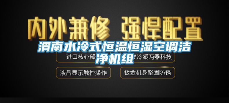 渭南水冷式恒温恒湿空调洁净机组